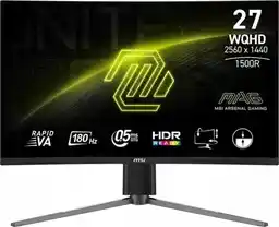 MSI MAG 27CQ6PF 7 2K Rapid VA 180Hz 0,5ms Zakrzywiony Gamingowy Monitor LED