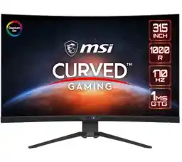 MSI MAG 325CQRF-QD 31,5 2K Rapid VA 170Hz 1ms Zakrzywiony Gamingowy Monitor LED