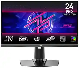 Msi Monitor 24,1 Mpg 242R X60N 600 Hz Pivot 1920x1080 fhd 0,1ms