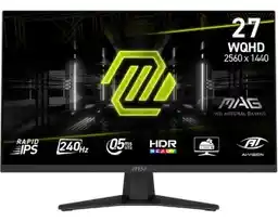 Msi Monitor 27 Mag 274QF X24 2560x1440 wqhd 240Hz 0,5ms Rapid Ips