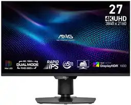 Msi Monitor 27 Mag 274UPDF E16M 3840x2160 160/320Hz Rapid IPS-Mini-LED
