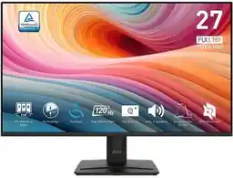 Msi Monitor 27 Pro MP275 E2 1920x1080 FullHD 120Hz 1ms Ips Led