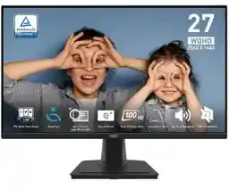 Msi Monitor 27 Pro MP275Q 2560x1440 wqhd 100Hz 1ms Ips 16:9