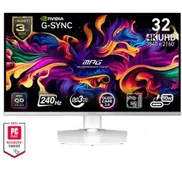 Msi Monitor 32 Mpg 321URXW Qd-oled 3840x2160 uhd 4K 240Hz 0,03ms
