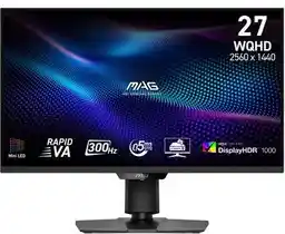 Msi Monitor Gamingowy Mag 274QPF X30MV 2560 x 1440 wqhd 300 Hz