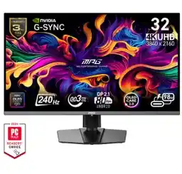 MSI MPG 322URX QD-OLED 31,5 4K 240Hz 0,03ms Gamingowy Monitor OLED