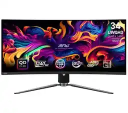 MSI MPG 341CQPX QD-OLED 34 UWQHD 240Hz 0,03ms Zakrzywiony Gamingowy Monitor OLED