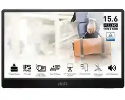 MSI PRO MP161 E2U 15,6 Full HD IPS 60Hz 4ms Przenośny Monitor LED