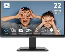 MSI PRO MP223 E2 21,45 Full HD VA 100Hz 1ms MPRT Monitor LED