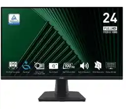MSI PRO MP245G 24 Full HD IPS 100Hz 1ms MPRT Monitor LED