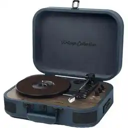 Muse Gramofon MT-201 Ob Niebieski Manualny Bluetooth Usb Wbudowane głośniki