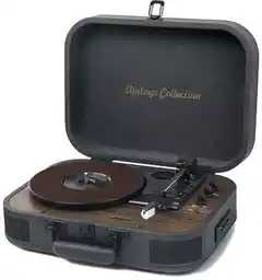 Muse Gramofon MT-207 Dgb Czarny Manualny Bluetooth, Usb, Wbudowane głośniki