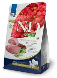 N&d Quinoa Dog Farmina N&D Quinoa Weight Management, jagnięcina, komosa ryżowa, brokuły ze szparagami - 7 kg