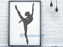 Naklejka na ścianę baletnica