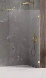 New Trendy Avexa Gold Shine kabina Walk-In 100x200 cm przejrzyste EXK-1813
