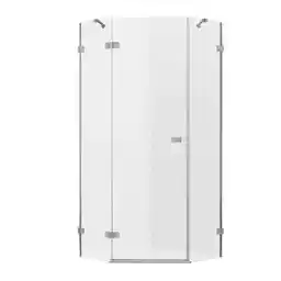New Trendy Kabina pięciokątna 90x90 lewa EXK-3886 Avexa Chrom