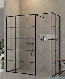 New Trendy New Modus Black Walk-In 140x120x200cm przejrzyste EXK-0112