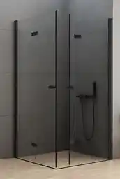 New Trendy New Soleo Black 80x70x195 cm kabina prostokątna przejrzyste D-0234A/D-0237A