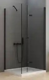 New Trendy New Soleo Black 90x100x195 cm kabina prawa przejrzyste D-0239A/D-0116B