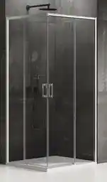 New Trendy Prime kabina prysznicowa prostokątna 80x90x200 cm szkło przejrzyste aluminiowa D-0294A D-0297A