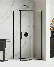 New Trendy Smart Black czarna kabina prysznicowa narożna prostokątna 100x120 cm EXK-4128