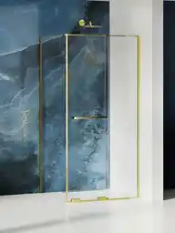 New Trendy Smart Light Gold złota kabina prysznicowa prostokątna 100x110 cm EXK-6695