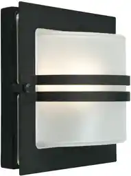 Norlys Bern kinkiet zewnętrzny czarny oszroniony 651B