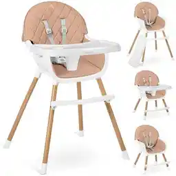 Nukido Krzesełko do karmienia Lilo Różowy