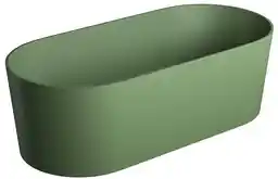 Omnires Ovo M plus wanna wolnostojąca 160x75 cm olive OVOWWOL