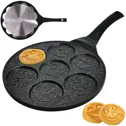 Orion Patelnia do jajek granitowa 7 otworów GRANDE 27 cm 112934