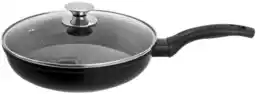 Orion Patelnia granitowa ze szklaną pokrywką GRANDE 28 cm 112990