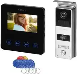 Orno OR-VID-MB-1083/B Czarny Wideodomofon jednorodzinny