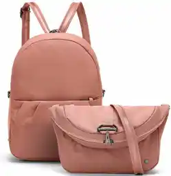 Pacsafe Torbo-plecak antykradzieżowy Citysafe CX Convertible 8L Econyl Pink