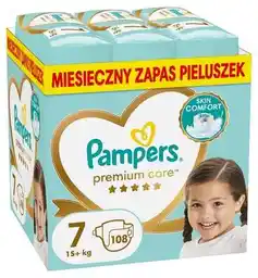 Pampers Pieluchy Premium Care 7 108 szt