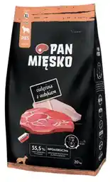 Pan Mięsko karma dla psa cielęcina z indykiem XL 20 kg