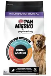 Pan Mięsko Karma dla psa Specjalne potrzeby Dental Senior Chrupki M 9 kg