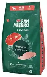Pan Mięsko karma dla psa ziołowa wołowina z królikiem 9 kg