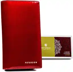 Peterson Skórzany damski portfel PTN 421431-SH