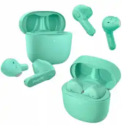 Philips TAT2236GR/00 Douszne Bluetooth 5.0 Zielony Słuchawki bezprzewodowe