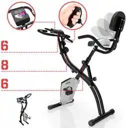 Physionics Składany rower treningowy, 92 x 50 x 110 cm