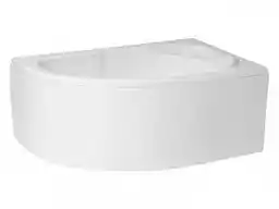 Polimat Standard Wanna narożna asymetryczna 130x85 cm wersja prawa biała 00343