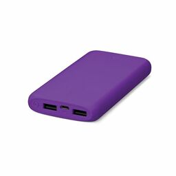 Power bank fioletowy