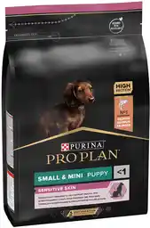 Pro Plan PURINA Small & Mini Puppy Sensitive Skin, łosoś i ryż - 3 kg