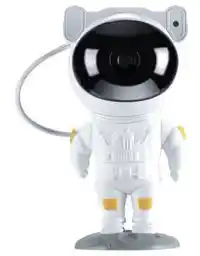 Projektor gwiazd XO CF01 LED Astronauta Biały