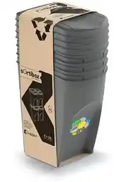 Prosperplast Kosza na śmieci KEDEN SORTIBOX IKWB35S4 4 x 35L Szary kamienny