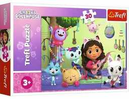 Puzzle Koci domek Gabi