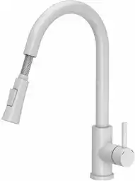Quadron Julia Bateria kuchenna wysoka z wyciąganą wylewką biała 3673500WHM