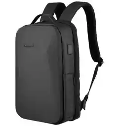 QUALO QPS-W-USB-01 wodoodporny 15,6 Czarny Plecak na laptopa