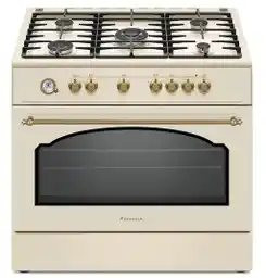 Ravanson KWGE-90ARC Termoobieg Rożen Grill Kuchnia gazowo-elektryczna
