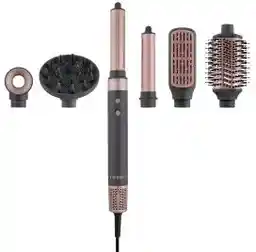 Raven ELSX2 1400W Jonizacja Zimny nawiew 6 końcówek w zestawie 3 poziomy temperatury Suszarko-lokówka
